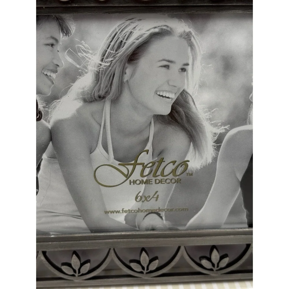 Fetco Home Decor Friends Picture Frame Pewter‎ Metal 6x4 Vintage 2005 751264